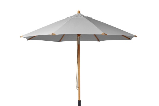 Cinas Capri parasoll med tilt Trelook/lys grå 2,5 m Ljusgrå