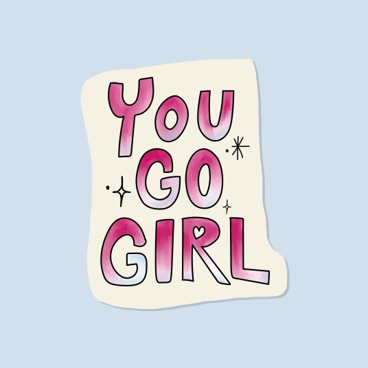 Namly Design Poster You Go Girl POSTERSQUAREMQBNE3