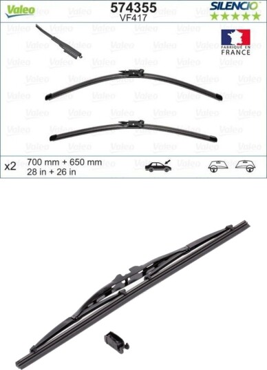 VALEO VAL298N0077 Vindusvisker
