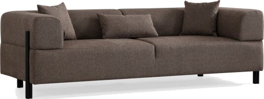 Gio 3 seters Sofa Brun