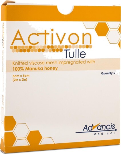Vetprovide Activon TulleKompress , 5-pakning 5x5cm