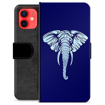 iPhone 12 mini Premium Lommebok-deksel Elefant