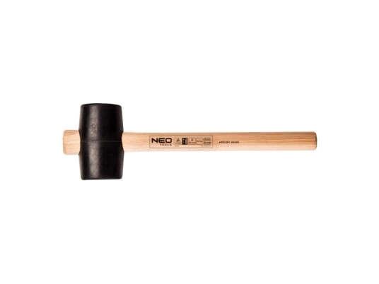 Neo Gummi Hammer 65Mm/425G Hickory Træ Skaft 2408182 Neo Gummi Hammer 65Mm/425G Hickory Træ Skaft 2408182