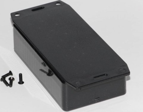 Hammond Electronics 1591BF2BK 112 × 62 × 31 mm ABS Sort Kabinett