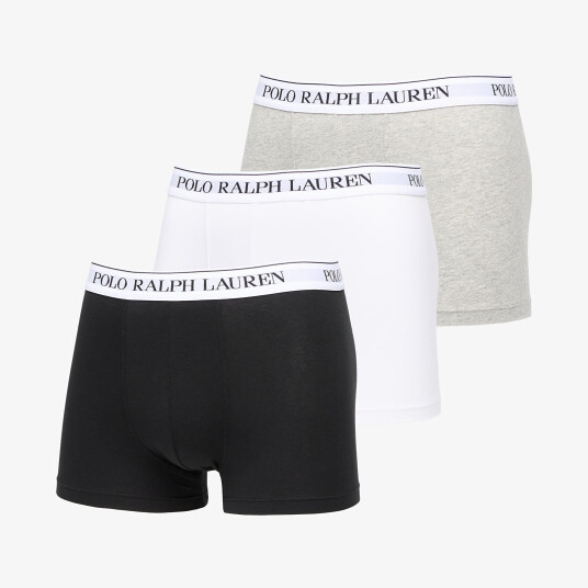 Polo Ralph Lauren Classic Stretch-Cotton Trunk 3-Pack - White - XL