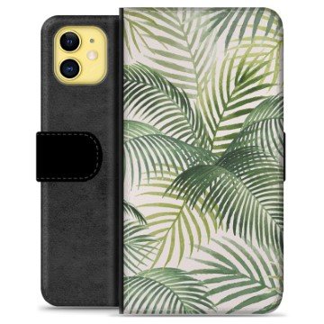 iPhone 11 Premium Lommebok-deksel Tropisk
