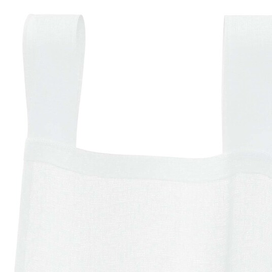  Gardiner med gardiner 2 pcs Hvit Polyester
