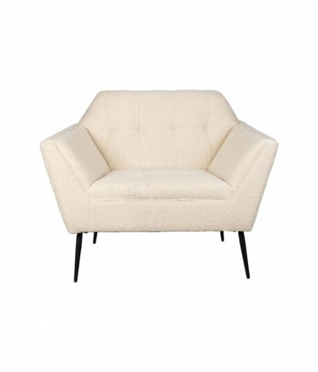Dutchbone Kate Bouclé Lenestol beige