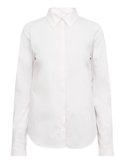 MOS MOSH Mmmattie Flip Stripe Shirt White L