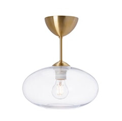 Bullo Plafond messing Klart Glass 32 cm