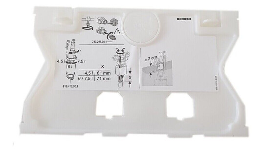 Geberit beskyttelsesplate For Sigma innbyggingssisterne 12 cm Geberit beskyttelsesplate For Sigma innbyggingssisterne 12 cm