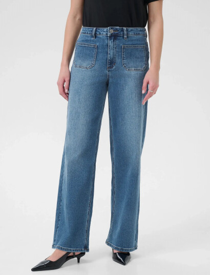 Kaffe Kabrook Hw Reg Fit Jeans - Blue - 29 x 32 Kaffe Kabrook Hw Reg Fit Jeans - Blue - 29 x 32