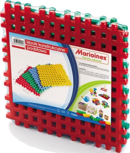 Marioinex Waffle Base Byggeklosser 36.5x36.5 cm 2 Stk.