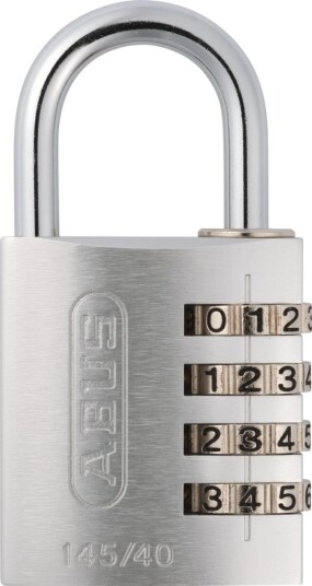 HENGELÅS 145/40 SØLV 6 40mm KODELÅS ABUS HENGELÅS 145/40 SØLV 6 40mm KODELÅS ABUS