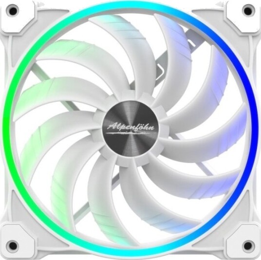 Alpenföhn 140Mm Wing Boost 3 Argb Pwm-Kabinetvifte Triple Hvit Alpenföhn 140Mm Wing Boost 3 Argb Pwm-Kabinetvifte Triple Hvit