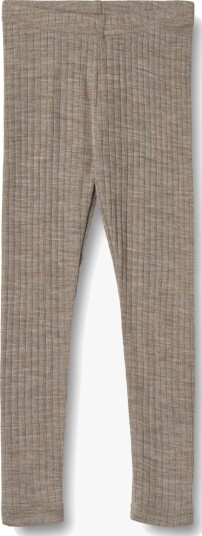 Wheat wool silk leggings Agi – khaki melange 98
