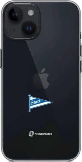 Phonecases3D iPhone 14 IK Start Clear case -mobildeksel, svart