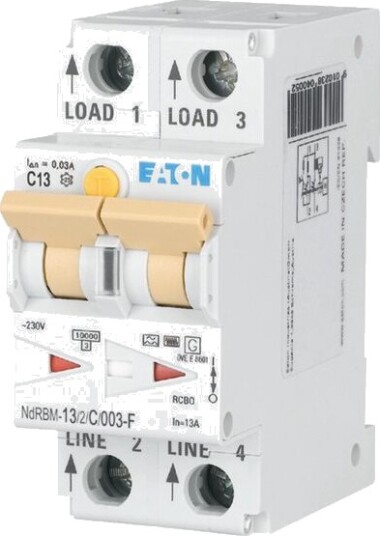 Eaton Jordfeilautomat xDigital NdRBM-13/2/C/003-F-OL Eaton - 1611924