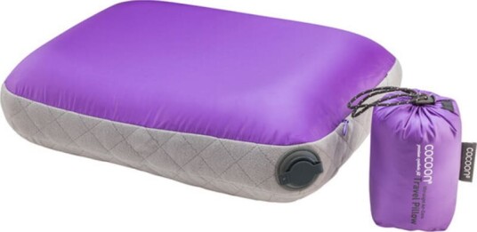 Cocoon Air-Core Pillow Ultralight Small OneSize, Purple/Grey