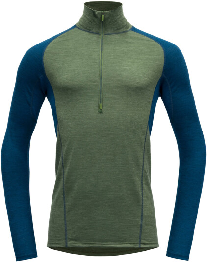 Devold Running Zip Neck Herre Forest S Devold Running Zip Neck Herre Forest S