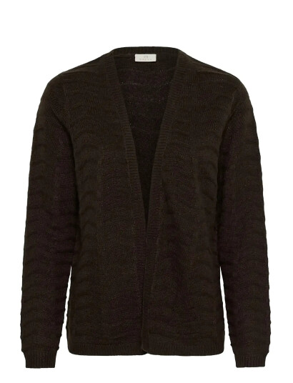 Kaffe Kaemria Short Cardigan - Brown - XL Kaffe Kaemria Short Cardigan - Brown - XL