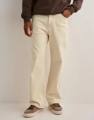Que Sera Sera Luke Loose denim Loose fit jeans Beige