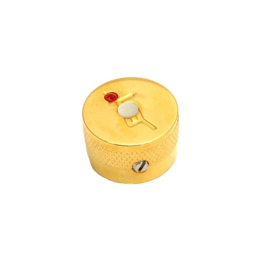 Gretsch Knob, Most Gretsch Models G Logo With Jewel, Gold (4) Gretsch Knob, Most Gretsch Models G Logo With Jewel, Gold (4)