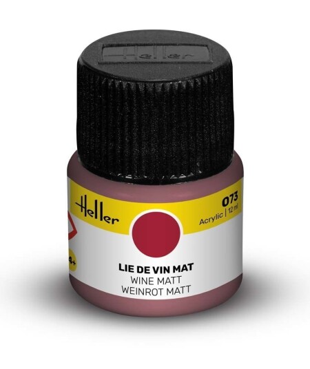 Heller Akryl No 73 Wine Matt 12ml Heller Akryl No 73 Wine Matt 12ml