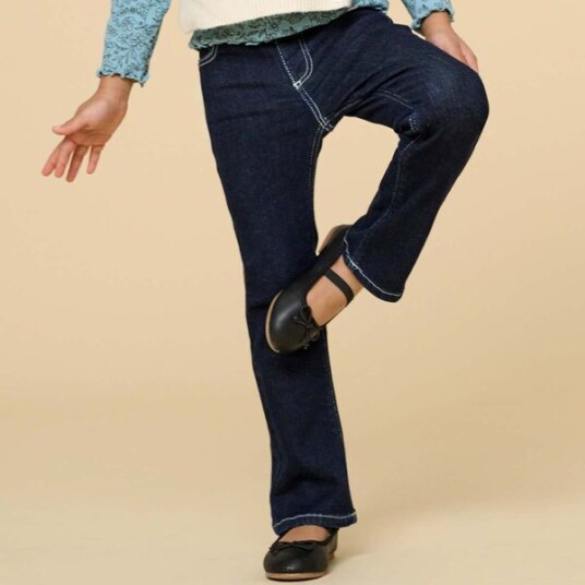 Kids Only Kmgblush Flared jeans Dark Blue Denim