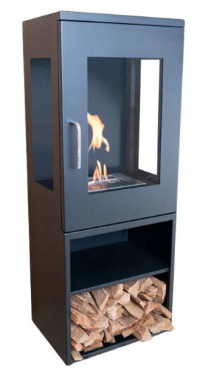 Scandiflames Cheyenne biopeis Svart