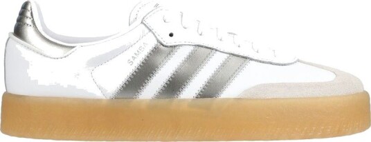Adidas Originals Sneaker Sambae Fottøy Hvit/Sølv Metallisk Kvinner størrelse 43⅓
