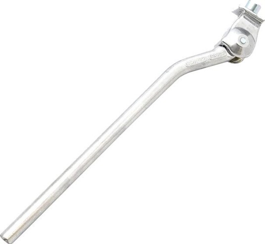 Sykkelstøtte Simson justerbar aluminium 30 mm monteringsplate opptil 28'' hjul sølv
