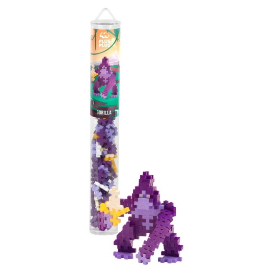 Plus-Plus Byggesett i Tube 100 Brikker Gorilla