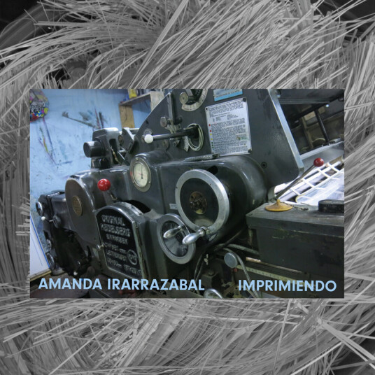 Amanda Irarrazabal Imprimiendo CD
