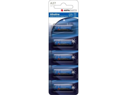 AgfaPhoto A27 LR27A Batterier 5 stk. AgfaPhoto A27 LR27A Batterier 5 stk.