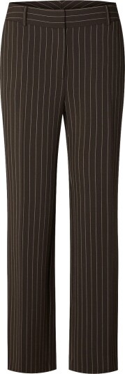 Selected Slwrita Mw Wide Pant Pin Stripe Noos Brown 34 x 32