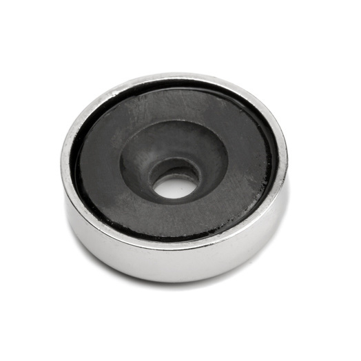 SuperMagneter Ferritt Magnet Med Forsenket Hull Ø 25 Mm - Supermagneter.No
