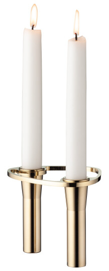 LIND DNA Curve Double Lysestake i 24K Gull