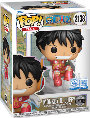 Funko POP One Piece Metallic actionfigur Monkey D. Luffy