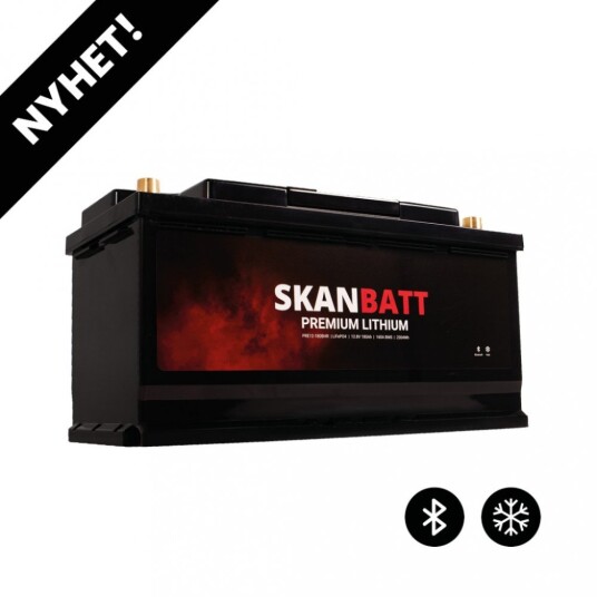 SKANBATT Premium Lithium 12V 178Ah 160A BMS 354x176x187mm Bluetooth Heat 8 Års garanti SKANBATT Premium Lithium 12V 178Ah 160A BMS 354x176x187mm Bluetooth Heat 8 Års garanti