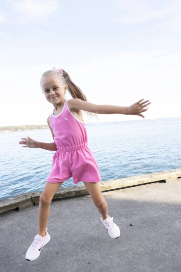 Vilje & Ve Viola Towlling Jumpsuit Rose (98 /3 år)