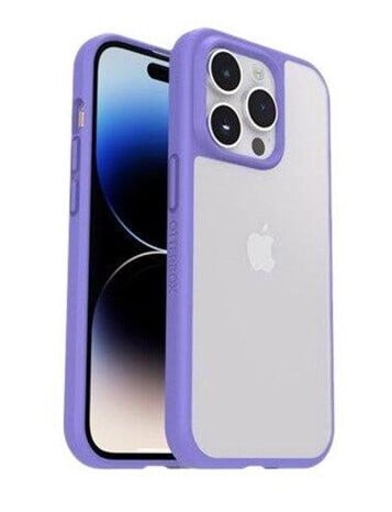 Otterbox React Series - Propack Packaging - Baksidedeksel For Mobiltelefon - Antimikrobielt - Polykarbonat, Termoplastisk Elastomer (Tpe), 50 % Resirkulert Plast - Purplexing - For Apple Iphone 14 Pro