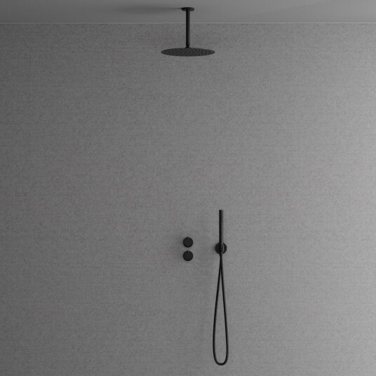 Scandtap Harmonized 2z Takdusj Innbygging Black Scandtap Harmonized 2z Takdusj Innbygging Black