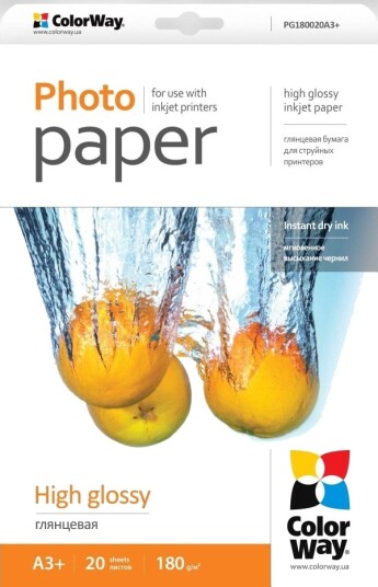 Colorway PG180020A3+ Fotopapir A3+ Høyglans