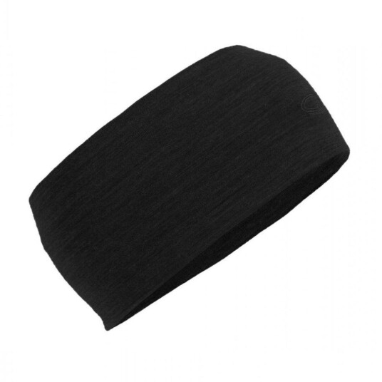 Icebreaker U Flexi Headband, 030 Black HTHR, OS Icebreaker U Flexi Headband, 030 Black HTHR, OS