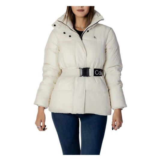 Calvin Klein Jeans Women & Jacket in Beige Beige L