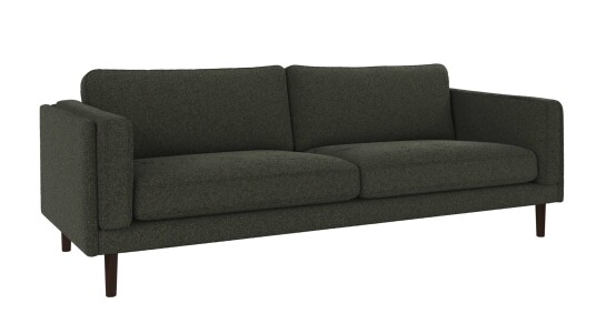 Rowico Home Braden 3 seters sofa Grønn Alice 162 Brun eikben