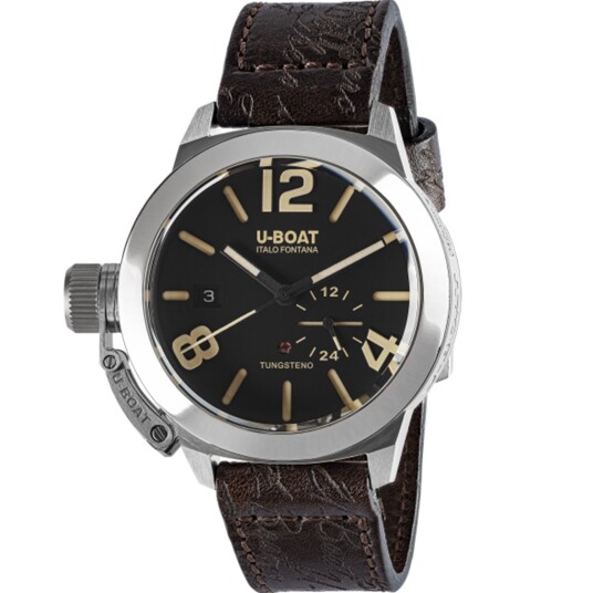 U-BOAT Classic-42-Tungsteno-Black U8893 - Herre - 42 mm - Analog - Automatisk - Safirglass