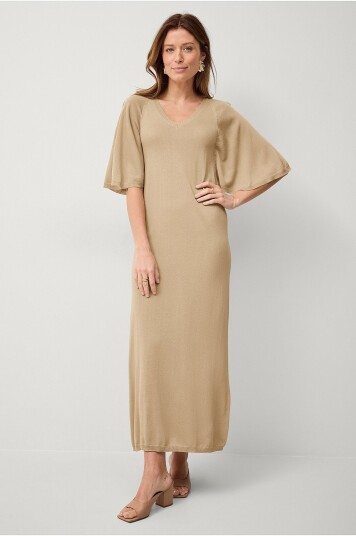 Ellos Collection   Maxikjole Hanna   Beige