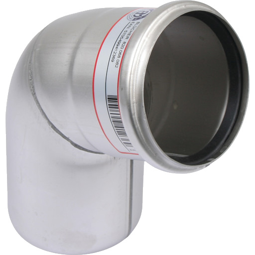Ø 82 mm x 68° Bøy syrebestandig AISI316L/EN1.4404 BLÜCHER Rustfri